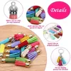 Keychains 240Pcs Keychain Rings For Craft With Tassels Extender Chain Jump And Eye Pins Making Supplies Miri22