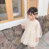 honeycherry Girls Dresses For Party And Wedding Baby's Westernized Princess Children's Long Sleeve Lacquer dress 211231