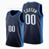 Tryckt anpassad DIY Design Basketballtröja Anpassning Team Uniforms Skriv ut Personliga Brev Namn och Nummer Mens Kvinnor Kids Ungdom Oklahoma City008