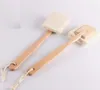 Loofah scrub back brushes massage exfoliator detachable creative long handle solid wood bath body cleanser brush SN2880