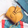 7 Color Girls INS Tassels PU Bags 2021 New Children Fashion Single Shoulder Handbag Coin Purse Bags Wallet Party Favor RRA4148