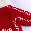 Noel Çorap Dekorasyon Kırmızı Kadife Eldiven Kar Tanesi Şeker Hediye Paketi Çantası Noel Ağacı Asılı Süs FHH21-686