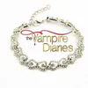 Moda braccialetto completo con strass gioielli The Vampire Diaries Klaus Caroline Forbes bracciali cristallo fiocco lustro regalo per Grirl Q0719