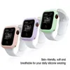 Candy Color Solid Jelly Soft TPU Silicone Cover Case For Apple Watch iWatch series 6 5 4 3 2 44mm 42mm 40mm 38mm iwatch8 Ultra 49mm