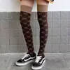 Multicolor Womens Cotton Socks Luxury Letter Print Women Long Stocking Fashion Girls Over Kne Sock High Quality