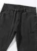 Men's Jeans 2022 Fashion Streetwear Men Skinny Stretch Thin Scratch Man Punk Style Denim Pants Trousers Homme Hip Hop239m