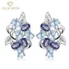 Stud Gica Gema 925 Boucles d'oreilles en argent sterling