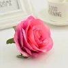 5pcs Bride Bouquet Diy Artificial Silk Rose Flor Head para Casa de Casamento de Casamento Decoração da Grinalsa Caixa de Presente Jlllaiz