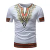 Moda Africano Dashiki Imprimir Homens Camiseta Marca Casual Slim Oneck Manga Curta Camiseta Hip Hop Tops Tees Roupas 2107072679226