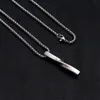 Pendant Necklaces 2022 Punk Fashion Black Necklace Men Hip Hop Sweater Stainless Steel Chain Women Long Goth Mens Jewellery Gifts Heal22