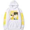 Banan Fish Hoodie Anime Mode Loose Sleeves Casual Cloth Uniex Y0804