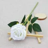 51cm Long Stem Silk Rose Flower Red Pink White Simulation Roses for DIY Wedding Bouquets Centerpieces Bridal Shower Party Home Decor