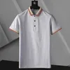 Mode Designer Pikétröjor Män Kortärmad T-shirt Original Single Laple Shirt Mäns Jacka Sportkläder Jogging Suit No.5s