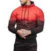 Erkek Hip Hop Tarzı Kapşonlu Ceket Zip Up Palto Güz 2021 Yeni Hoodies Erkekler Degrade Moda Eşofman Hoodie Sweatshirt