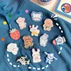 Cute cartoon Pins animal broochs custom bear rabbit badge brooch girl children's backpack clothes lapel brooches jewelry gift