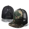 Casquettes de baseball camouflage en maille vierge Hip Hop pour hommes femmes Gorras Bone Aba Reta Snapback chapeaux