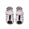 Summer Kids High Quality Genuine Leather Closed Toe Toddler Boys Beach Baby Shoes For Newborn 210315