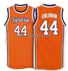 #44 Derrick Coleman Syracuse Orange 1996 Vintage-Basketball-Trikot, College-Throwback-Trikots, genäht, mit beliebigem Namen und Nummer