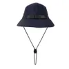 Nowy styl kubełkowy kapelusz składany fisherman czapki unisex na świeżym powietrzu Sunhat wędrówki Wspinaczka na plażę czapki rybackie Regulowane mężczyźni narysuj czapkę sznurkową