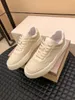 Handsome mens designer dress shoes letter carved beige Luxury fashion Men casual sports trainers Shoe with original box