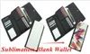 Blank Sublimation Wallet Leather Purse Handbag for Hot transfer Printing Leather Case Blank consumables DIY Best Gifts