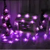 2021 NEW LED Snowflake String Lights Snow Fairy Garland Decoration for Christmas tree New Year Room Valentine's day Battery USB Operated