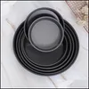Dishes Pans Bakeware Kitchen, Dining Bar Home & Garden Round Deep Pan Tray 6/7/8/9/10/11/12 Inch Non-Stick Pizza Plate Dish Household Metal