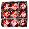 Målad julkula Tree Props Christmas Ball Gifts Box Decoration