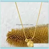 Ketens kettingen hangers sieradenketens hoogwaardige koude stijl twee-ball ketting sterren sieraden roestvrijstalen godin luxe gouden kleur