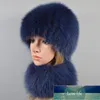 Beanie/Skull Caps Hand Make Women Real Genuine Fur Hat Scarf Girls Natural Headbands Cap Winter Knit Scarves Beanies1