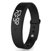 V9 Smart Wristbands Bracelet With Body Temperature Monitoring Precise Display Band Vibration reminder Clock Wristband