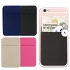 Capas de telefone celular Mini Universal Adesivo Voltar Slim Stick-On Pocket Cartão de Crédito Titular Removível Carteira Firmy Stick Principal para iPhone 13 12