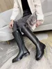 2021 designer's latest custom logo women's high boots leather non slip rubber sole luxury comfort exquisite technology quality 35-43