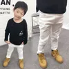 Casual Boys Pants Cotton Teenage School Boy White Black Trousers Spring Children Clothing Teen Clothes Boys 8 To 12 Years 210306