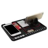 Antislip Auto Dashboard Sticky Pad Multifunctionele Siliconen Mat Keys Mobiele Telefoon Standhouder Mount Met Tijdelijk Parkeernummer Tekenpaneel