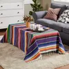 150x200 cm Mexicaanse serape deken buiten streep regenboog handgeweven dekens mat voor bedden reizen picknick sofa tafel cove