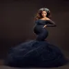 New Long Sleeve Maternity Gown Lace Maxi Dress Pregnant Women Photography Pregnancy Dress Maternity Dresses for Photo Shoot Prop Q0713