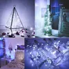 2M 20 LED Bouteille De Vin Lumières Cork Batterie Alimenté Guirlande DIY Noël Guirlande Lumineuse Pour La Fête De Mariage Halloween Decoracion Y201006