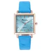 Wristwatches Moda Seria Pas Bransoletka Zegarek Artykuł Wykwintne Multicolor Square Poradnik Powierzchnia Joker Lady Nadgarstek