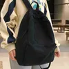 Fashion Female Bookbag Cotton JOYPESSIE Women Backpack for Teenagers Girl College Men Black School Bag Student Mochila 202211
