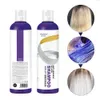 275ml Shampoo Hair Dye Yellow Removing Linen Gray Silver Color Lock Shampoo Color Protecting For Silver Blonde Bleached Gra R2u2