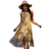 Casual Dress Summer Summer Sundresses Vestidos Exóticos Mulheres Beach Tunic Light Boho para Vintage Maxi Mulheres Mulheres Sexy 210712