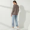 Wixra Thick Sweater Women Knitted Ribbed Pullover Long Sleeve Casual O Neck Jumpers Chenille Clothing Autumn Winter 210918