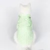 Curva Projeto Animais de Estimação Casaco Verde Impresso Pet Tshirt Cão Vestuário Primavera Fina Bulldog Teddy Cães Roupas