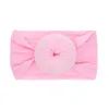 Baby Stirnbänder Donuts breite Kopfbänder Nette Nylon Knoten Kopfband Kinder Mädchen Haarbänder Kinder Haarschmuck Donut Ball Headwear KHA96