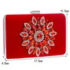 SEKUSA Single Side Sun Diamond Crystal Abendtaschen Clutch Bag Styling Day Clutches Lady Hochzeit Frau Tasche Strass Geldbörse 210928