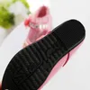 children causal shoes Princess soft Cow Muscle sole dancing shoes Girls pearl lace single shoes 210713