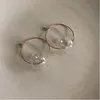 Hoop Huggie Oryginalne kolorowe szklane kulki małe kolczyki dla kobiet 2022 Prosty styl biżuterii bąbelkowe Bijoux Pendientes de aro