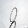 High Quality Engagement Wedding CZ Band Ring 100% Real Pure 925 Sterling Silver For Women Gift