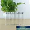 24 teile/los 30*100mm 50 ml Nette Glas Flaschen Aluminium Kappen Glas Winzige Gläser Fläschchen Transparente Glas Container parfüm Flaschen